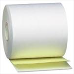 2 ply White /Canary Carbonless Rolls, 4 1/2 in. width x 95 ft.